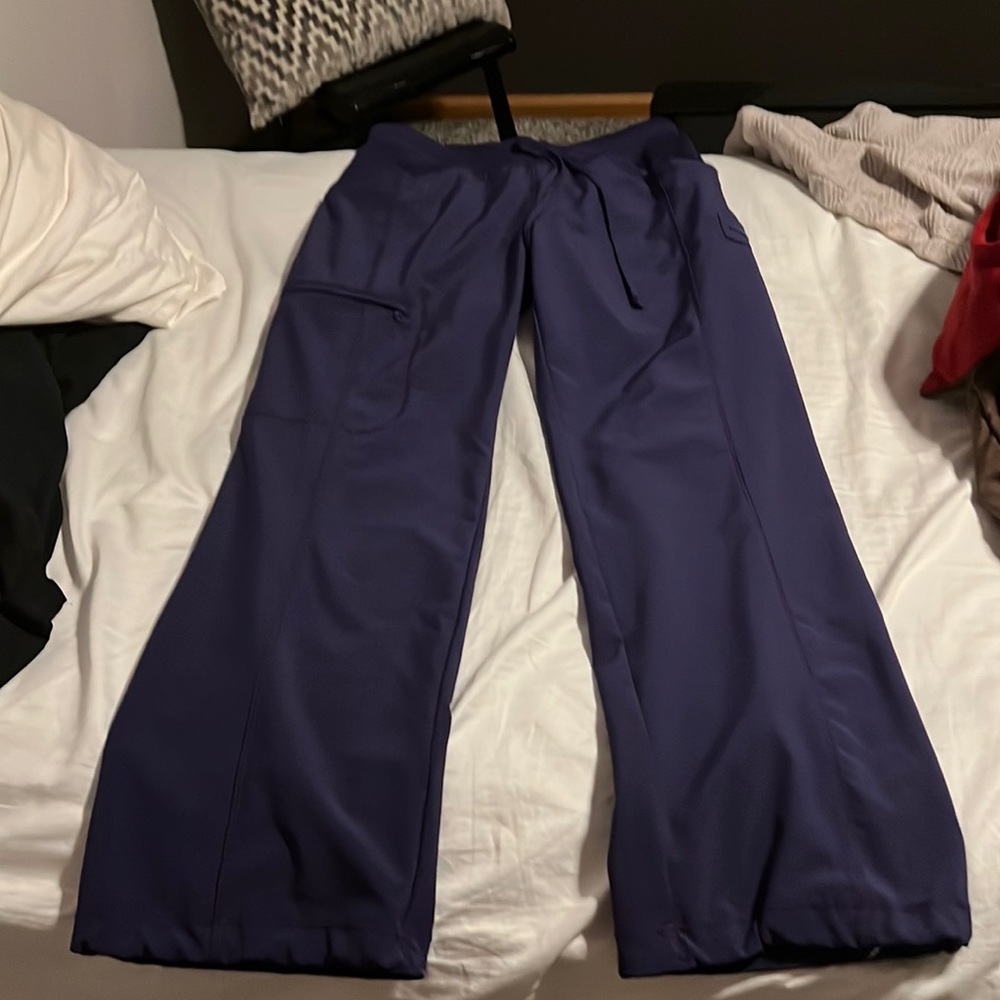 Purple scrub pants